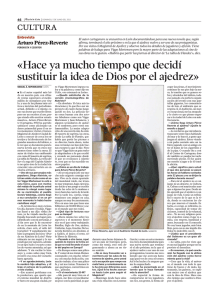 Entrevista a Arturo Pérez-Reverte