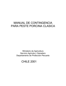 manual de contingencia para peste porcina clasica chile