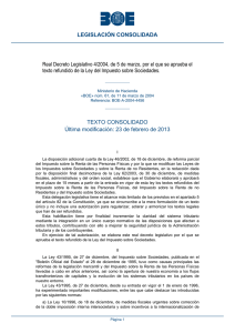 Real Decreto Legislativo 4/2004, de 5 de marzo, por el que se