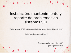Diapositiva 1 - Gustavo Alejandro Pilla