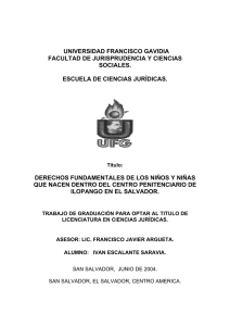 derechos fundamentales - Universidad Francisco Gavidia