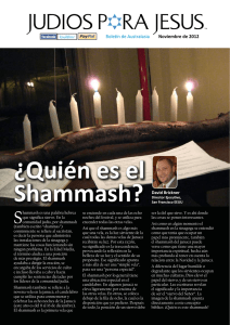 ¿Quién es el Shammash? - Jews for Jesus Australia