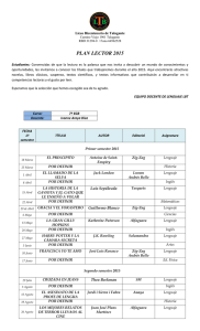 plan lector 2015 liceo bicentenario talagante