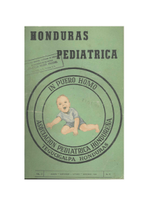 HONDURAS PEDIATRICA Publicación de la Asociación Pediátrica