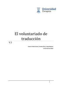 Voluntariado de Traducción