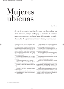 En este breve relato, Ana Clavel - Revista de la Universidad de