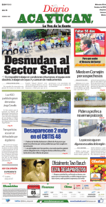 edición impresa - Diario de Acayucan