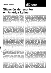 Situación del escritor en América Latina