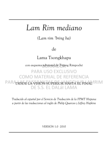 Lam Rim mediano - Jangchup Lamrim Teachings by HH Dalai Lama