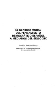 El Sentido Moral del Pensamiento Democrático Español - e