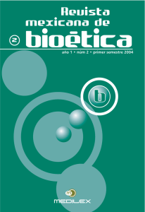 Revista Mexicana de bio”tica