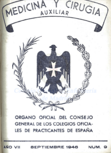 organo oficial ,del consejo general de los colegios oficia