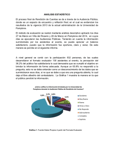 ANÁLISIS ESTADÍSTICO El proceso final de Rendición de Cuentas