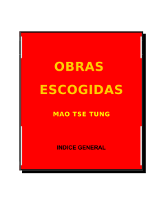 Obras Escogidas de Mao Tse-tung