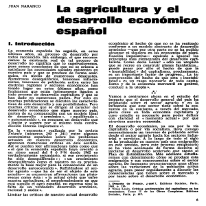 “La agricultura y el desarrollo económico español”, (CRI)