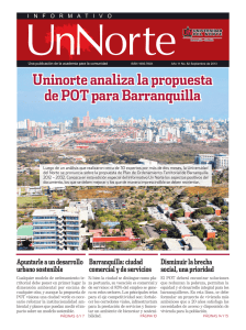 Uninorte analiza la propuesta de POT para Barranquilla