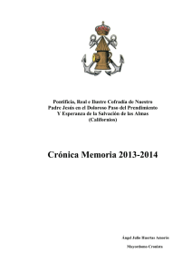Crónica Memoria 2013-2014