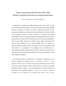 El trigo y las ganancias del IAPI entre 1946 y 1949: Miranda y la