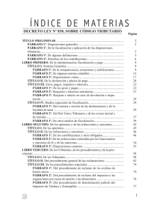 índice de materias