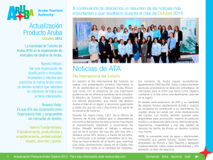 Actualización Producto Aruba - Octubre 2013