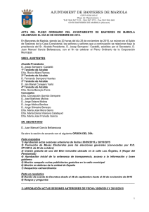 25 de noviembre de 2015 - Pagina Oficial del Ajuntament de