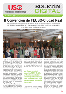 Boletín digital especial Convención FEUSO