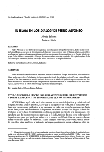 EL ISLAM EN LOS DIALOG/ DE PEDRO ALFONSO