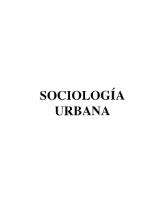 sociologia urbana - Revistas Bolivianas