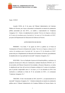 Acuerdo 3/2016 - Gobierno