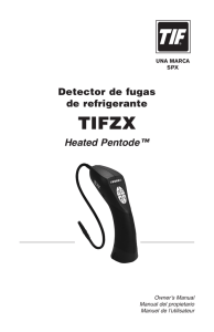 Detector de fugas de refrigerante Heated Pentode