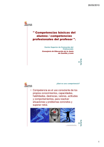 (Microsoft PowerPoint - Competencia docente y competencias b