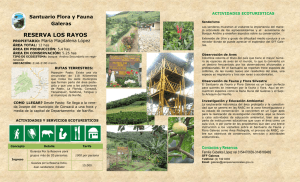 reserva los rayos - Parques Nacionales Naturales de Colombia
