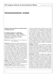 Comunicaciones orales