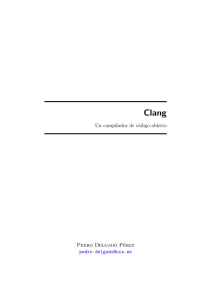 Clang, un compilador de código abierto