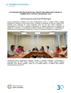 actividades del fph - Asamblea Nacional de Nicaragua