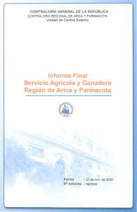 informe investigación especial 55-09 servicio agrícola y ganadero