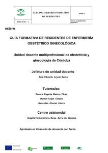 Obstetricia-Ginecolgía Enfermería 2015