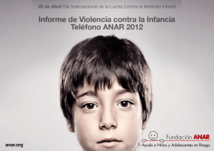 Informe ANAR 2012