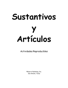 Sustantivos - Guerra Publishing
