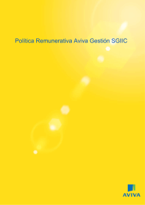 Política Remunerativa Aviva Gestión SGIIC