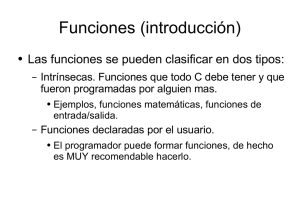 Funciones (introducción)