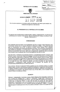 decreto 1896 del 22 de septiembre de 2015