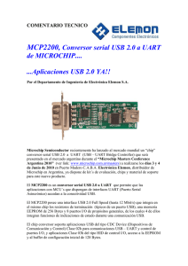 MCP2200 Conversor RS232 a USB