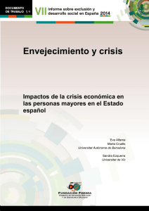 5.9 Envejecimiento y crisis: Impactos de la crisis económica en las