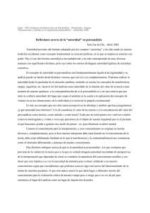 Reflexiones acerca de la “autoridad” en psicoanálisis