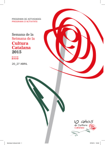Cultura Catalana 2015 - Sala de premsa