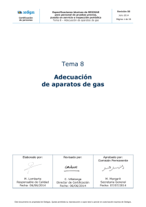 Tema 8 Adecuación de aparatos de gas