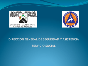 DIRECCIÓN GENERAL DE SEGURIDAD Y ASISTENCIA SERVICIO
