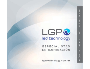 catálogo - LGP. Led Technology