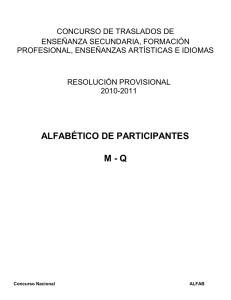 ALFABÉTICO DE PARTICIPANTES M